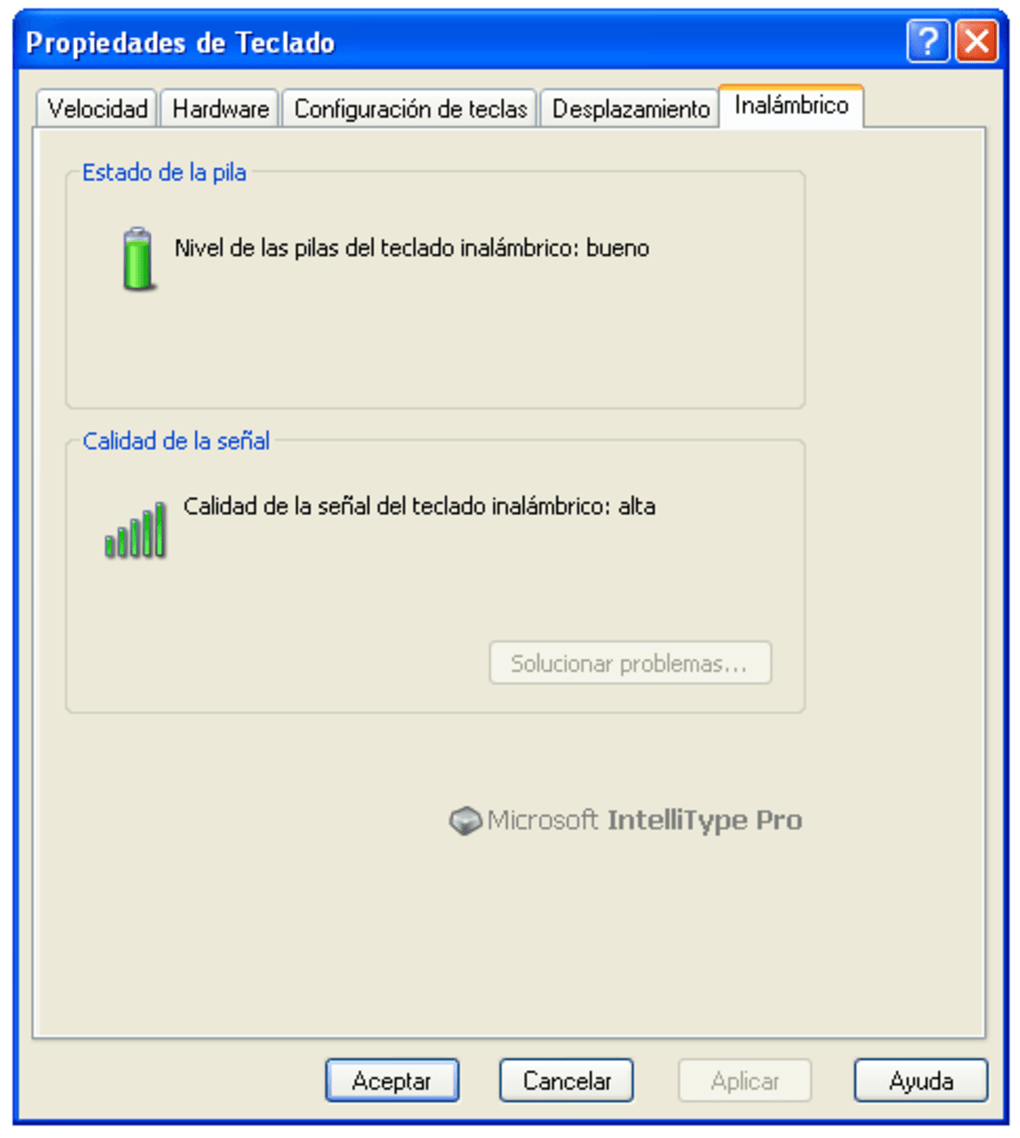 intellitype pro software windows 7