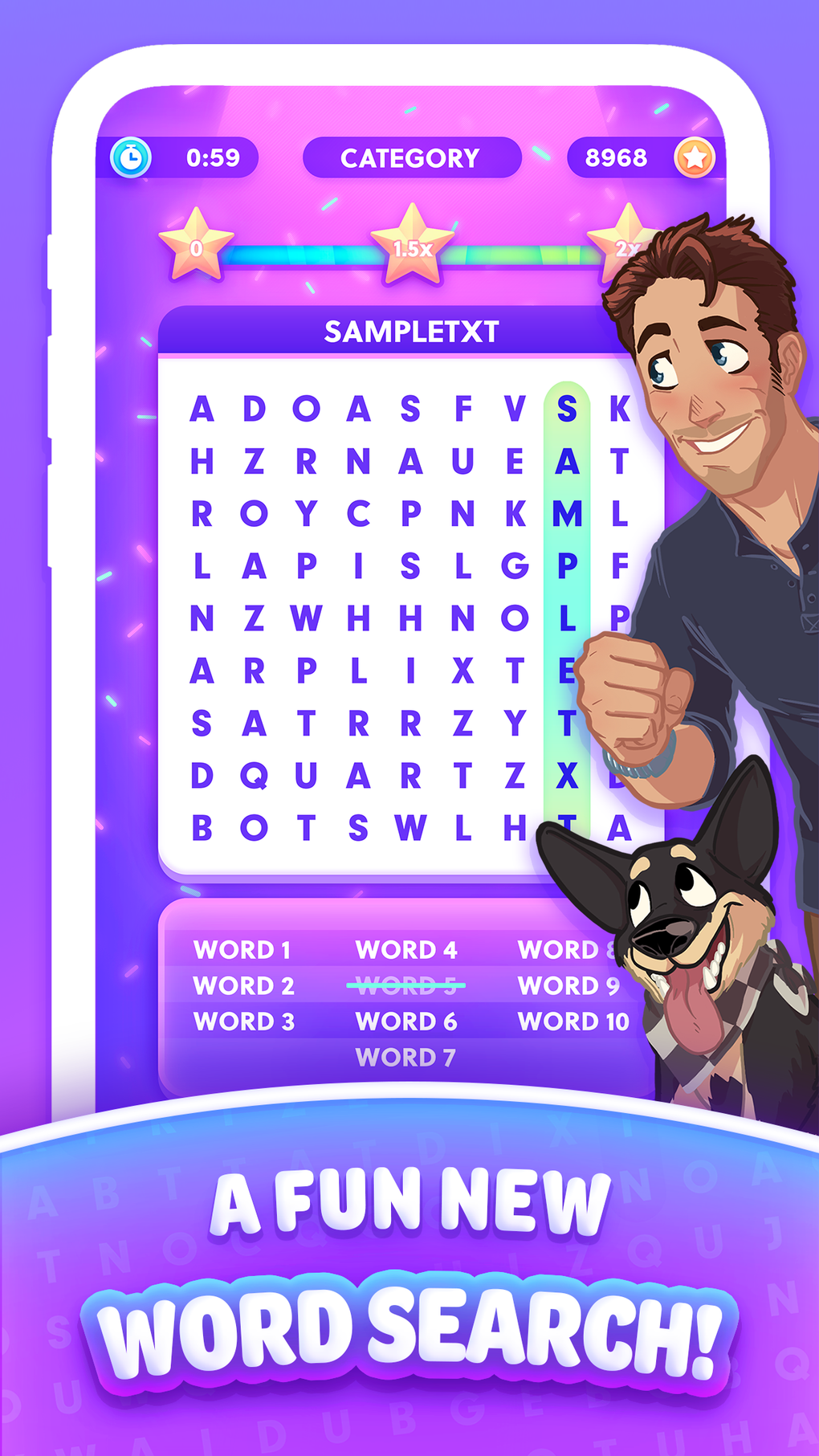 Real Money Word Search Skillz для iPhone — Скачать