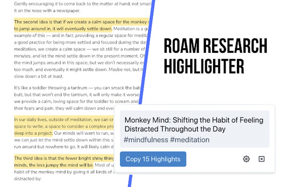 Roam Highlighter for Google Chrome Extension Download