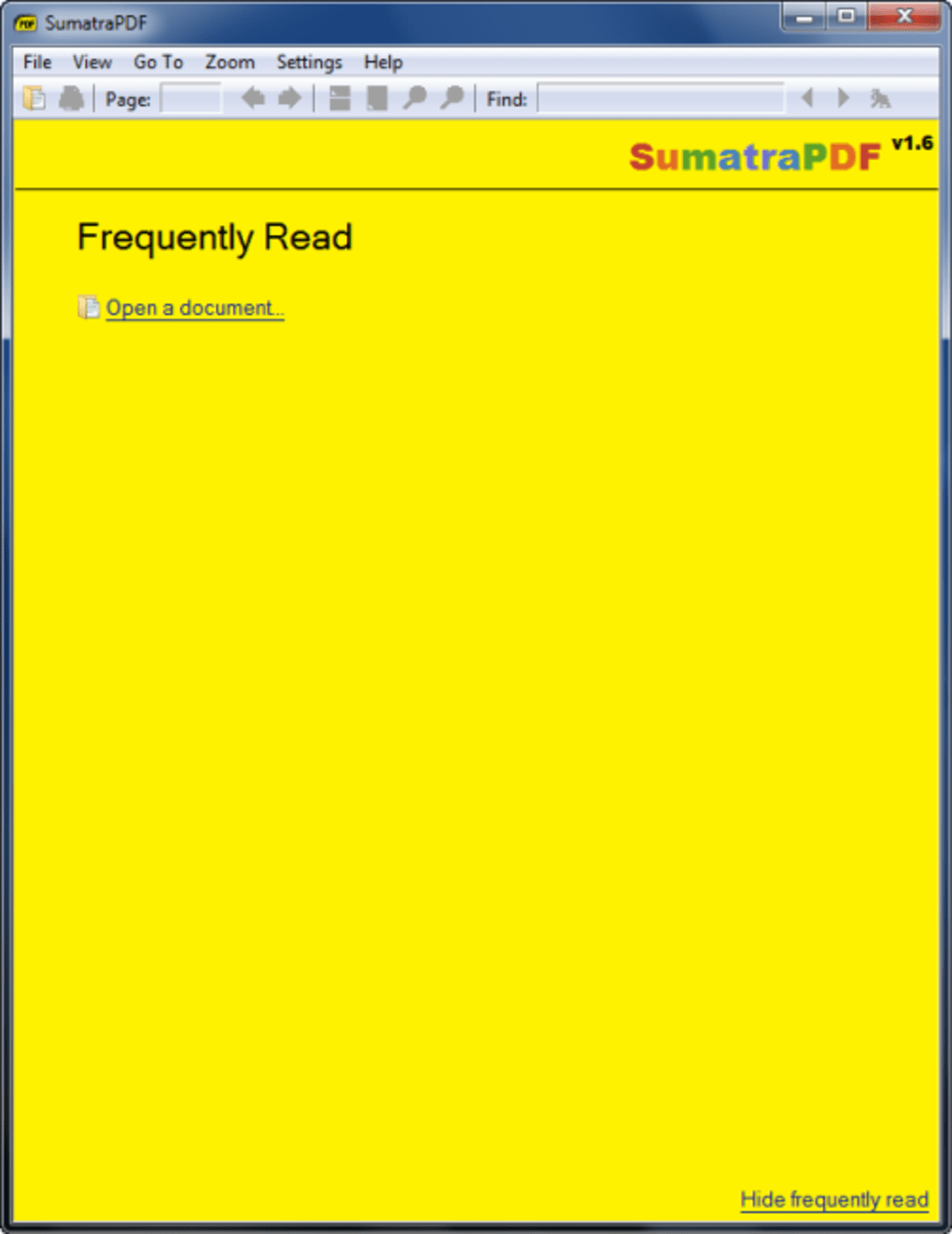 sumatrapdf reader