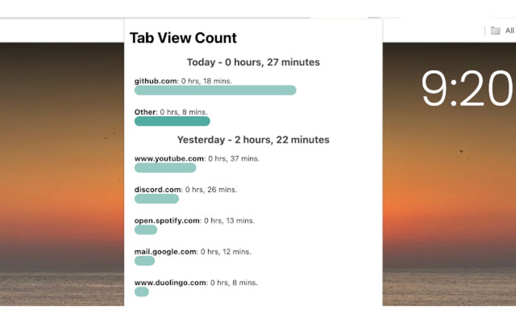 Tab View Counter for Google Chrome - Extension Download