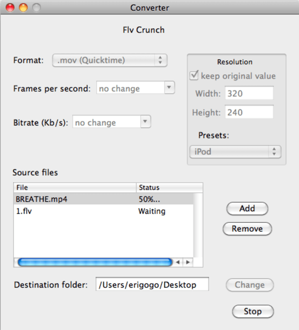 flv crunch mac download