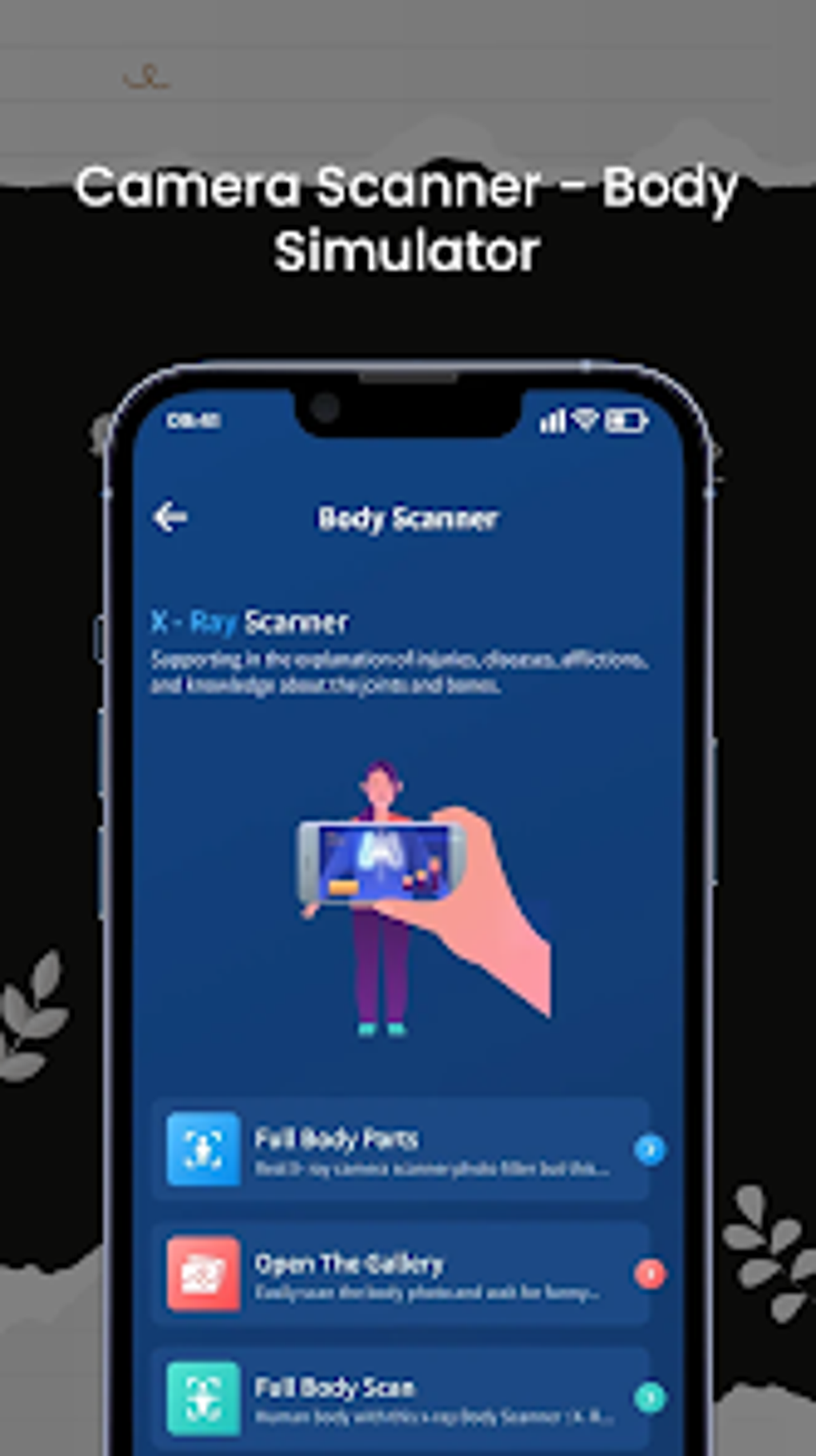 Xray body scanner camera для Android — Скачать