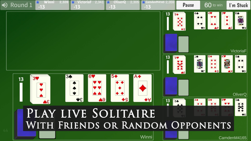 Solitaire Versus IPhone Solitaire Versus IPhone