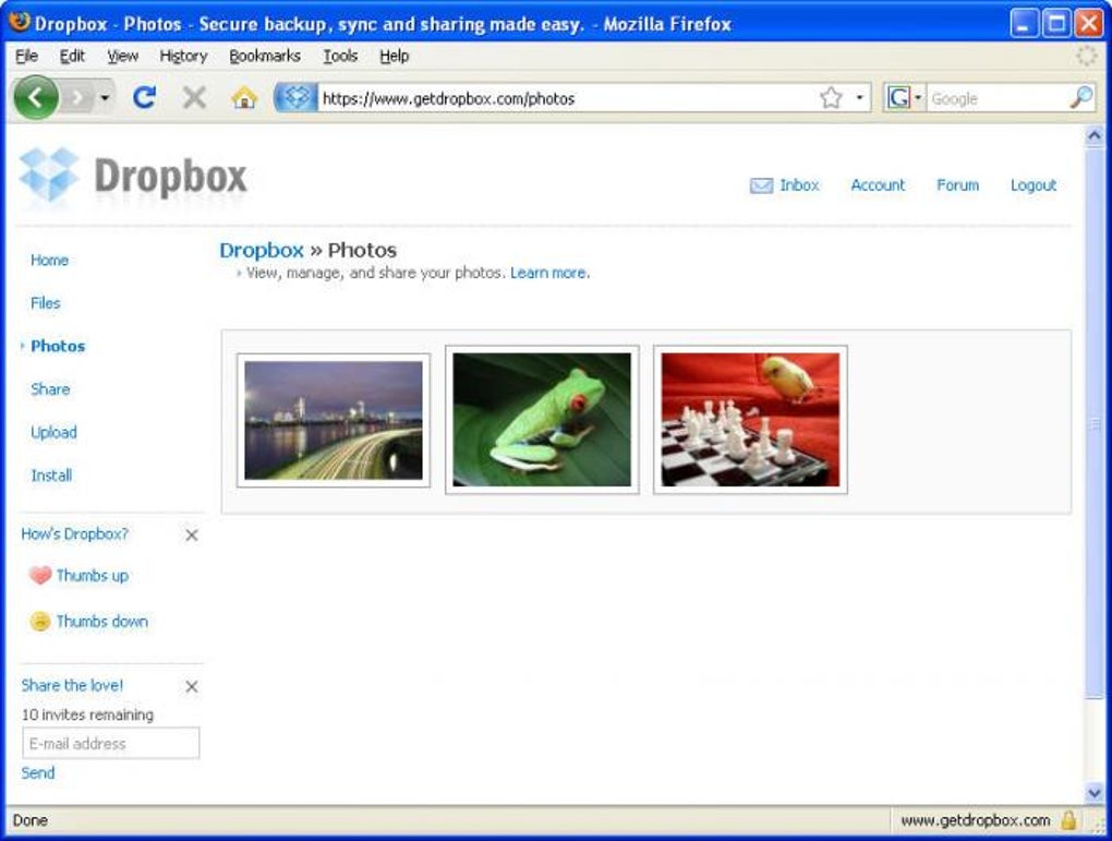 dropbox ocm