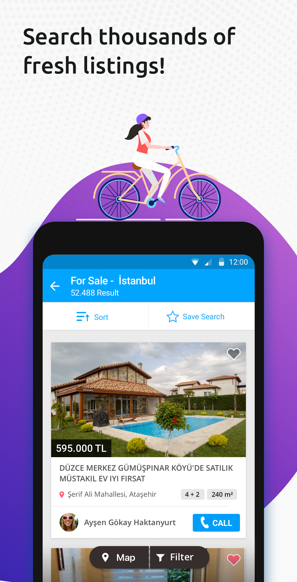 Zingat: Property Search Turkey - Sale Rent Homes APK для Android — Скачать