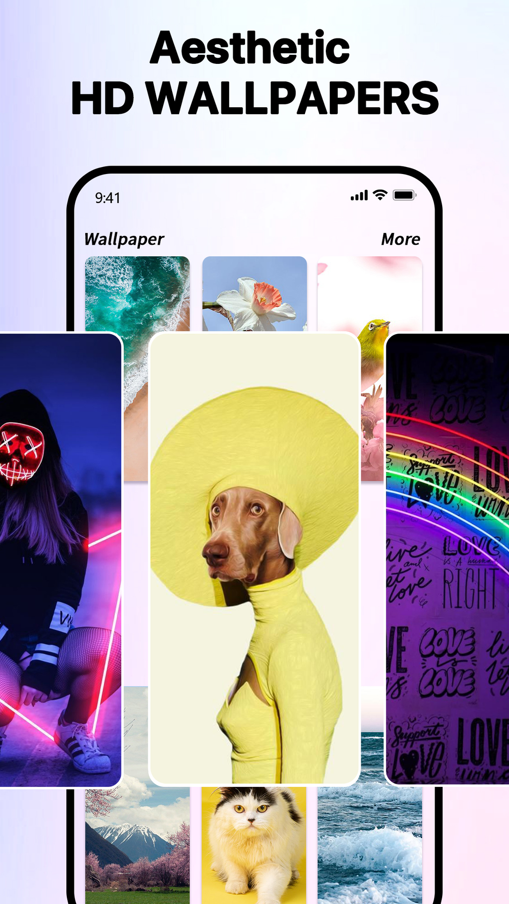 icons and wallpaper widgets