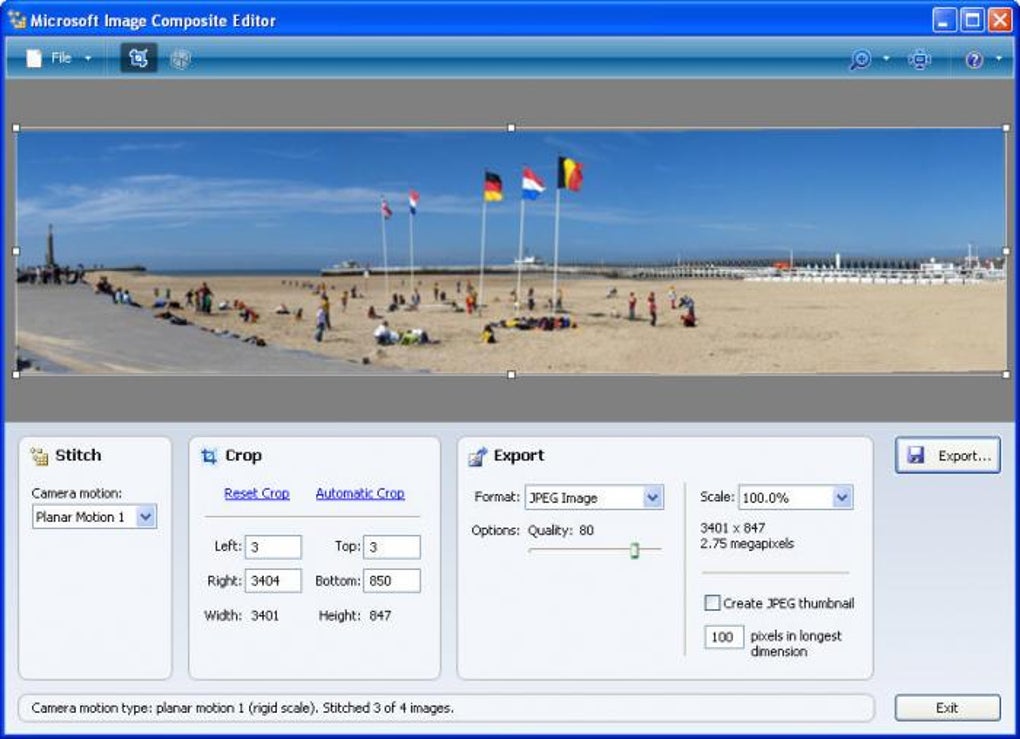 Microsoft Image Composite Editor 2.0.3 (64-bit) free download