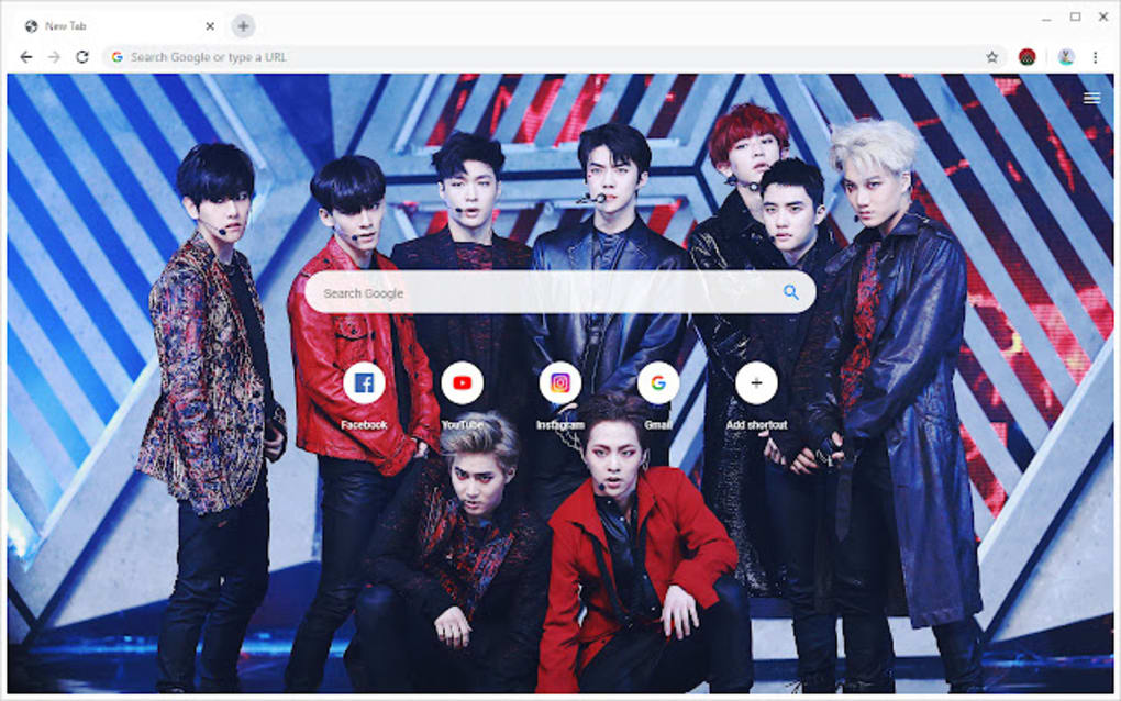 EXO Wallpapers New Tab na Chrome - Download