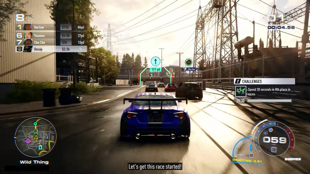 Alerta de jogo grátis! Need for Speed Unbound no Steam 