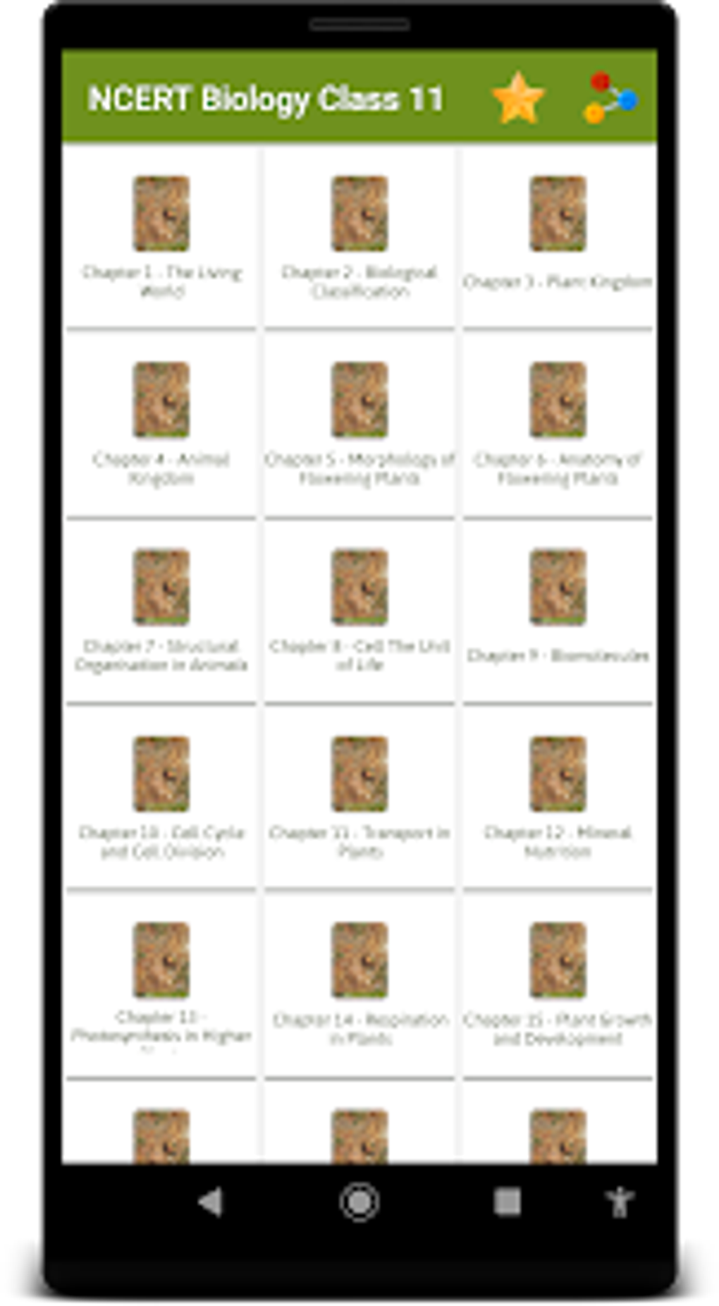 11th Biology Solutions Notes For Android Download