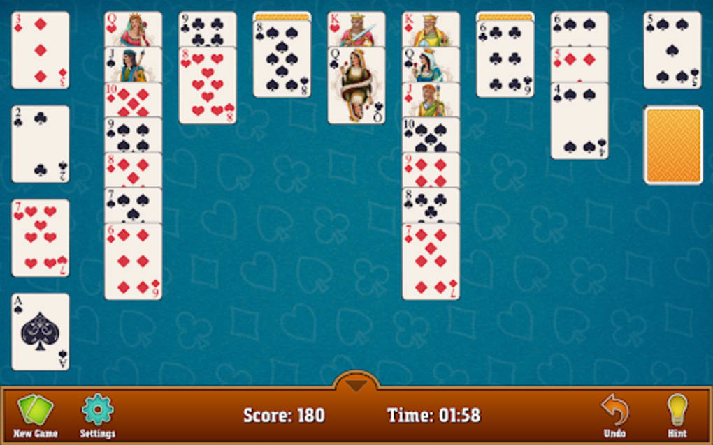 simple solitaire low setting