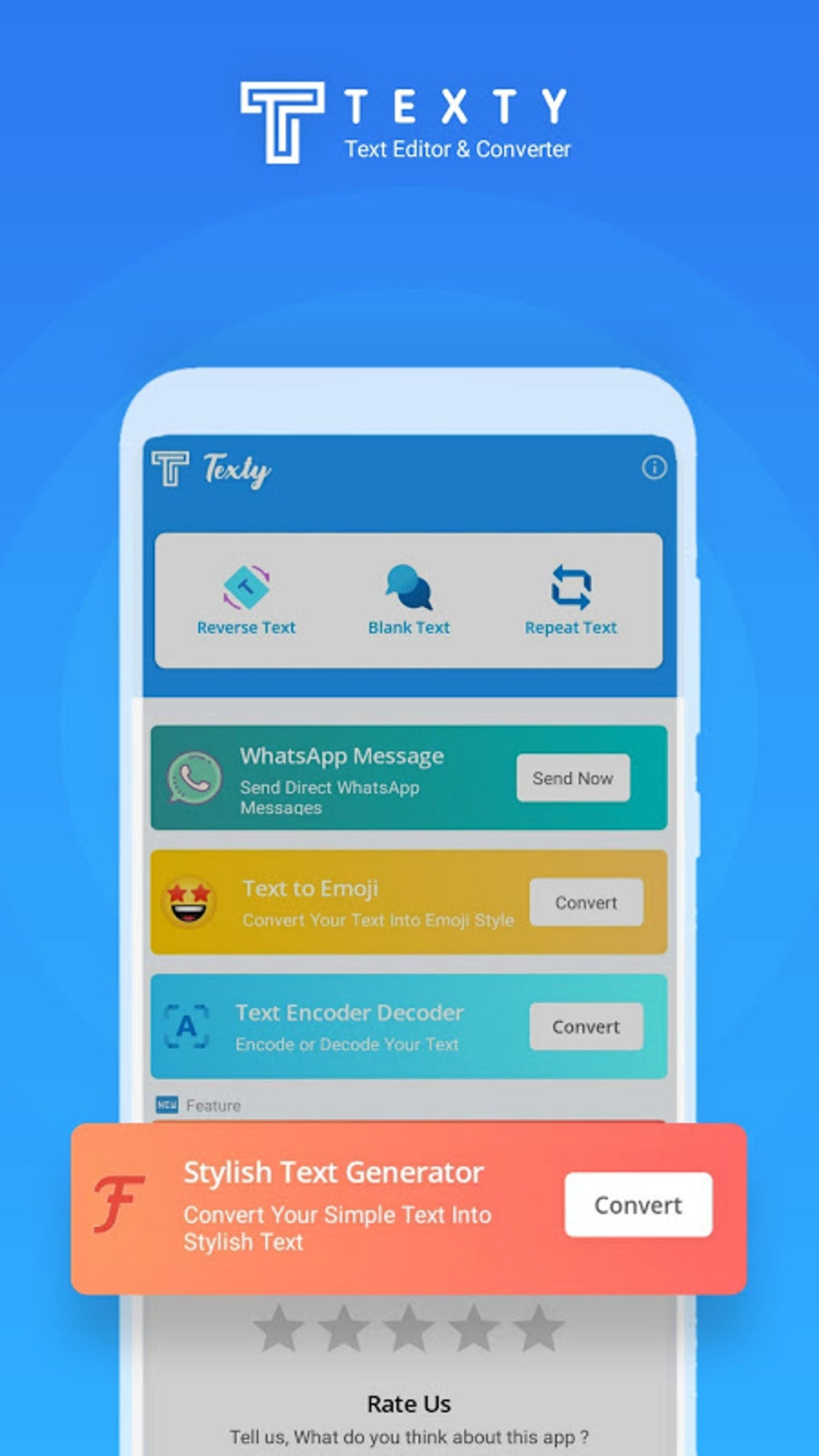 Texty - Text Encoder-Decoder & Converter | No Ads APK Android - ダウンロード