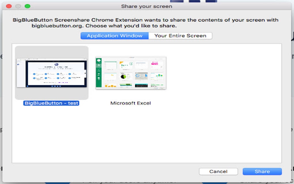 BigBlueButton Screenshare Extension Para Google Chrome - Extensión ...