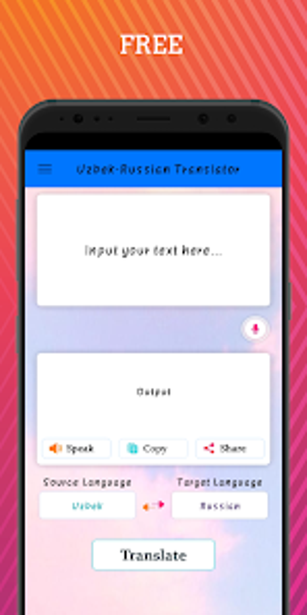 Uzbek - Russian Translator для Android — Скачать