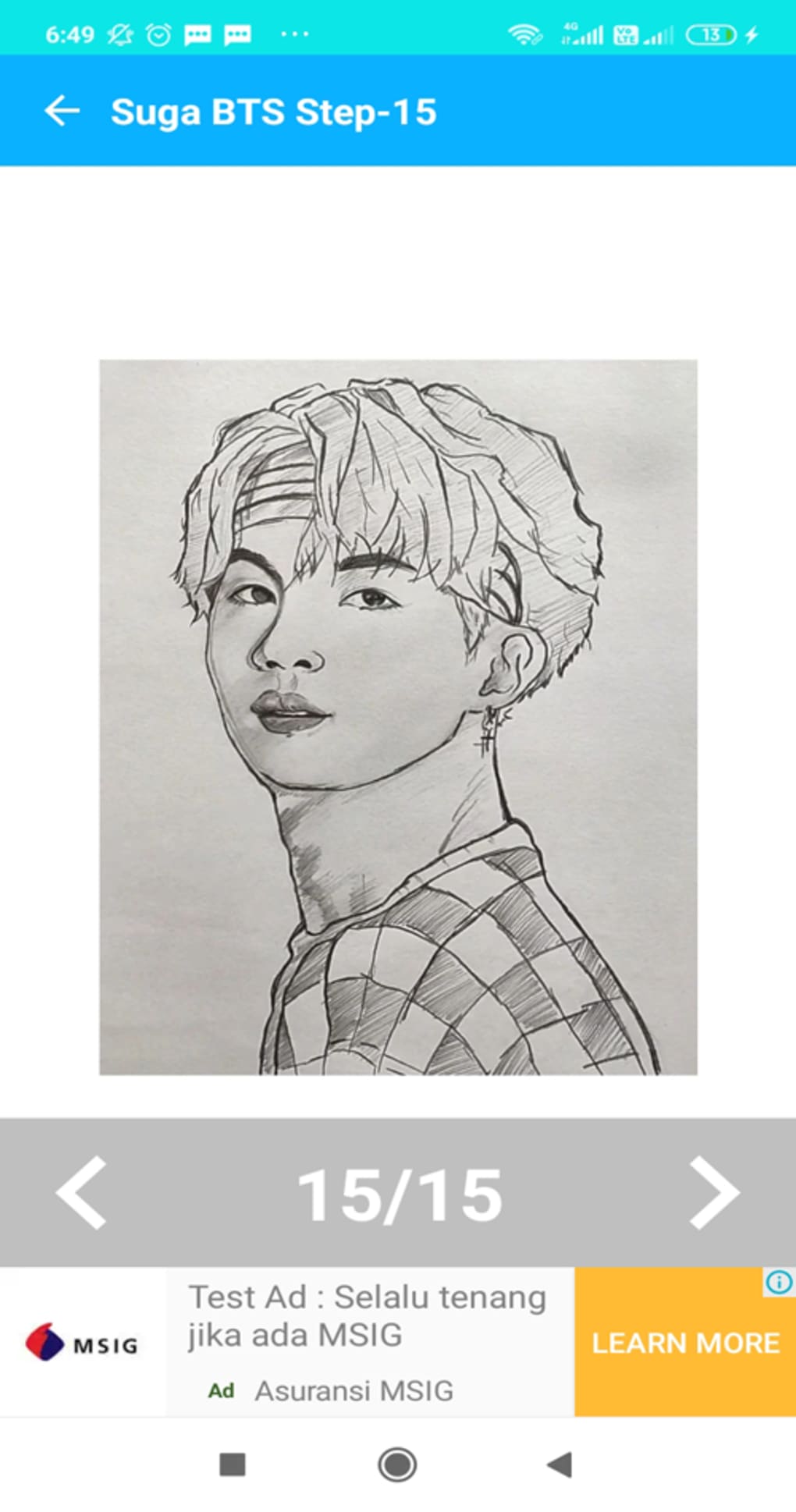 BTS Jungkook Love Yourself Tear U ver sketch drawing
