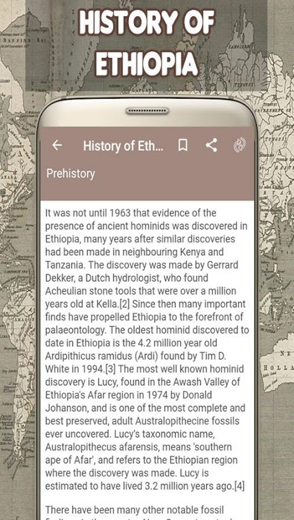 Ethiopia History APK لنظام Android - تنزيل