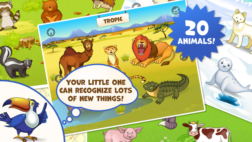 Zoo Playground: Games for kids APK สำหรับ Android - ดาวน์โหลด