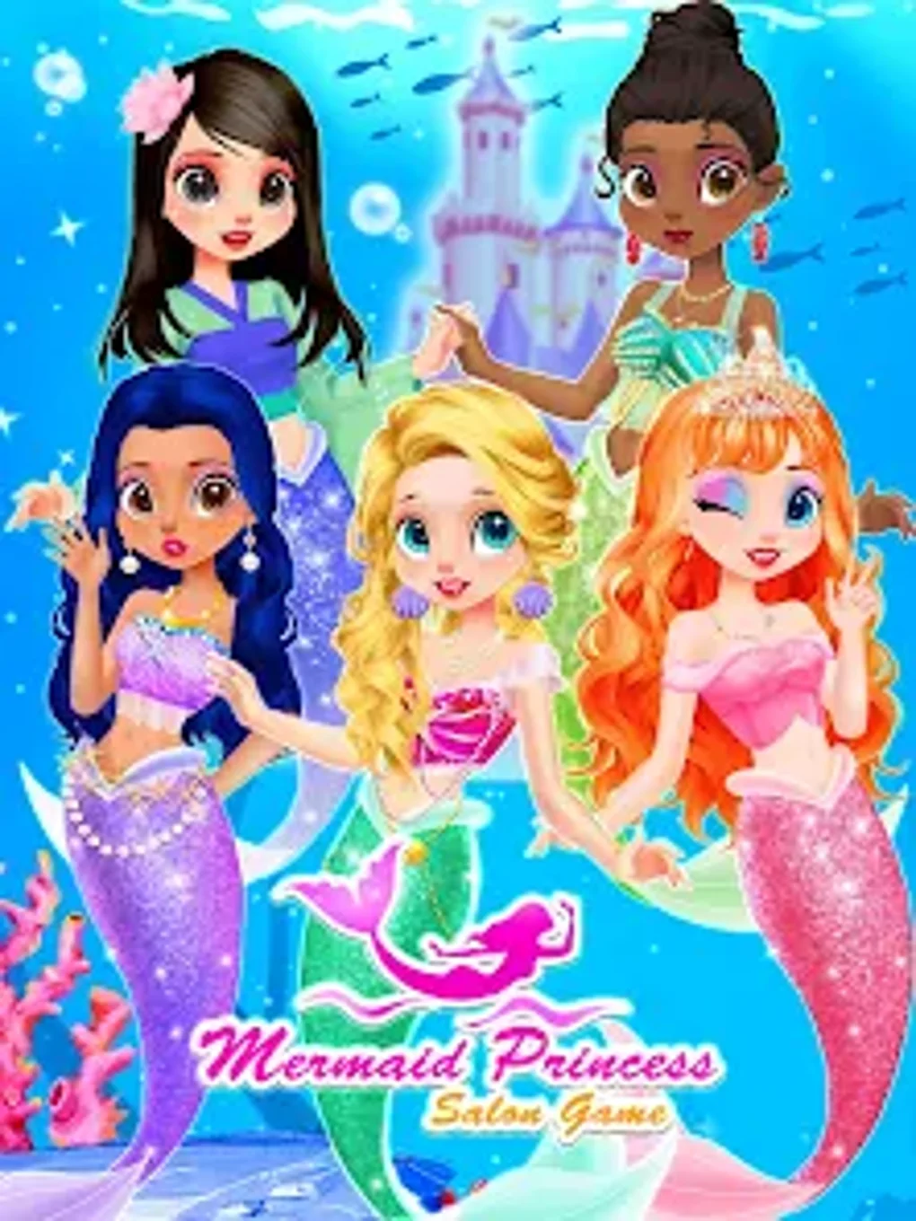 Mermaid Games: Princess Makeup для Android — Скачать