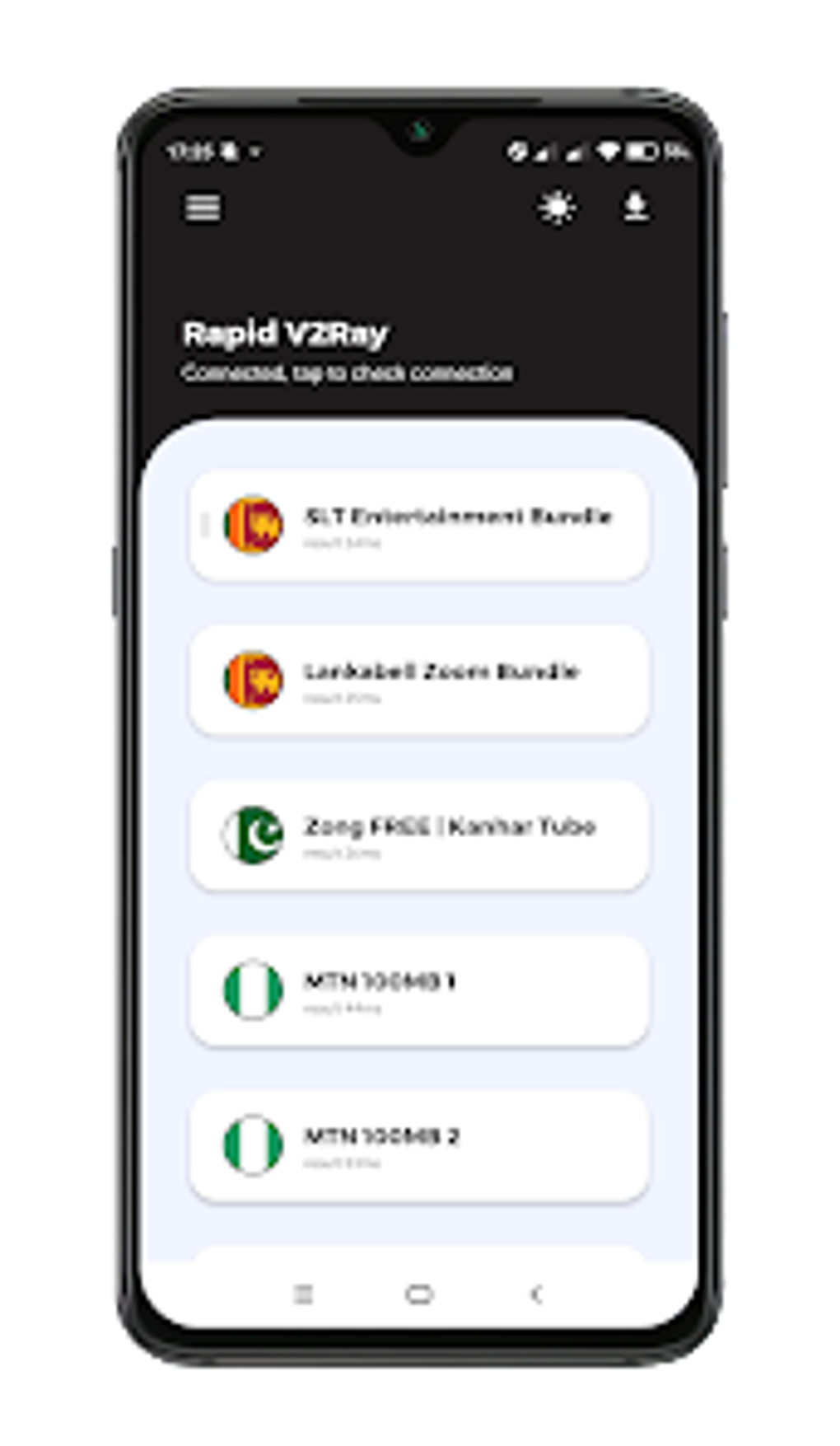 Rapid V2Ray - Tunnel VPN для Android — Скачать