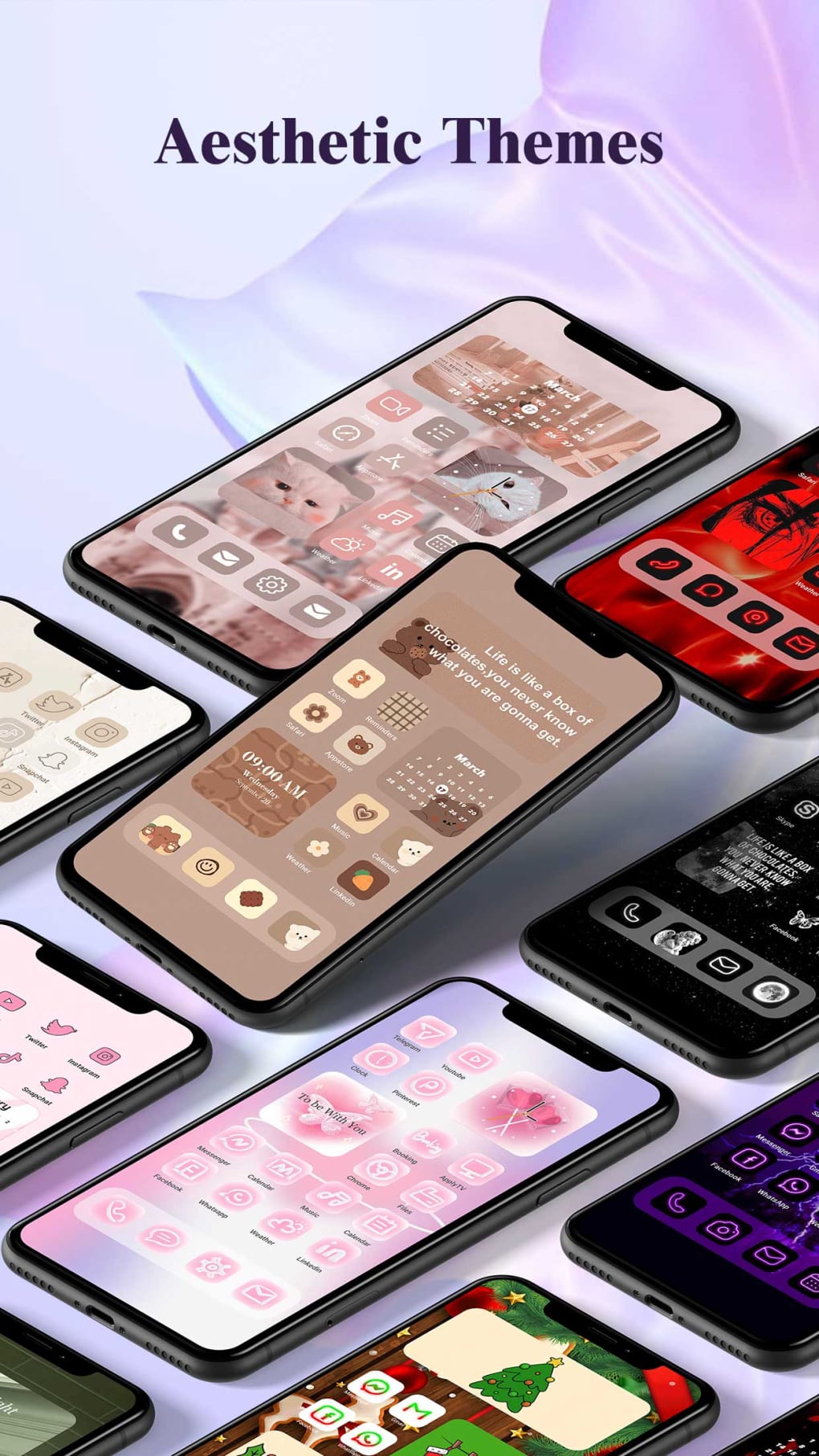 App Icons Pink & Glitter Cute Aesthetic Pink Pastel Widgets 