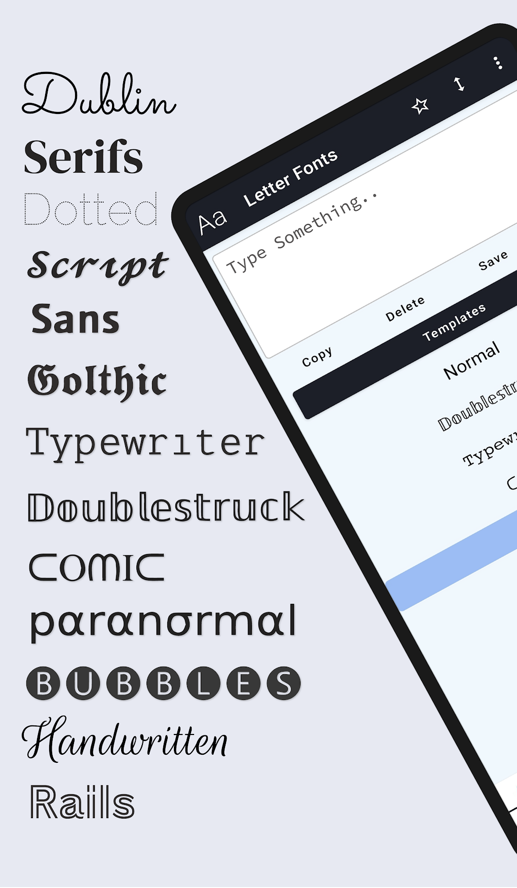 Letter Fonts