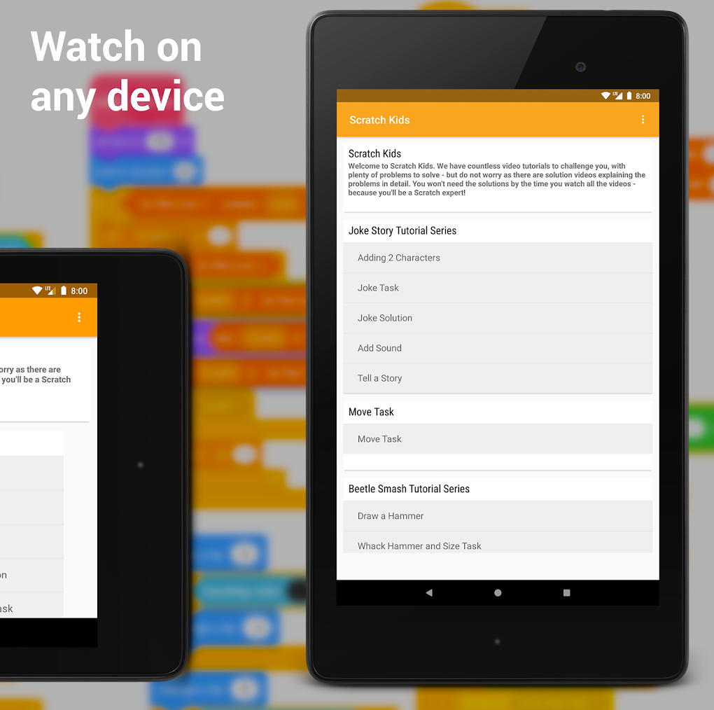 Tutorials for Scratch для Android — Скачать