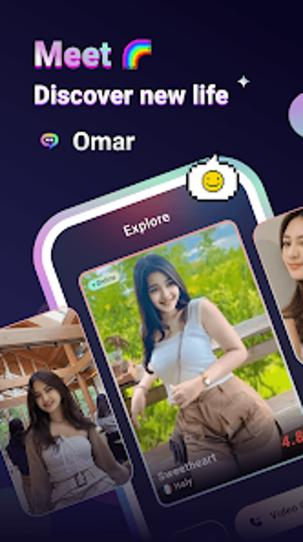 Omar - Video ChatCall App для Android — Скачать