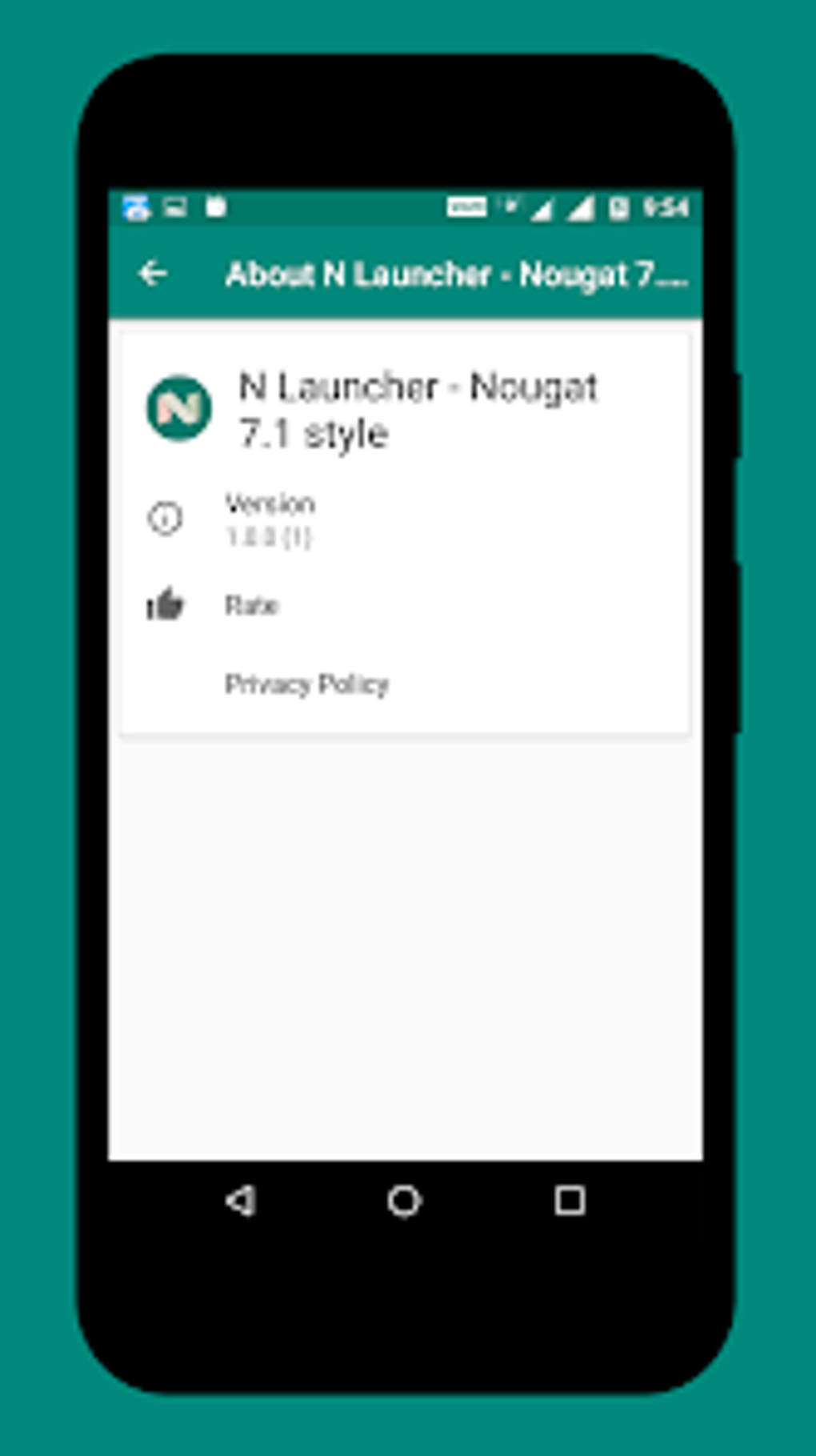 N Launcher Nougat 7.1 Style for Android Download