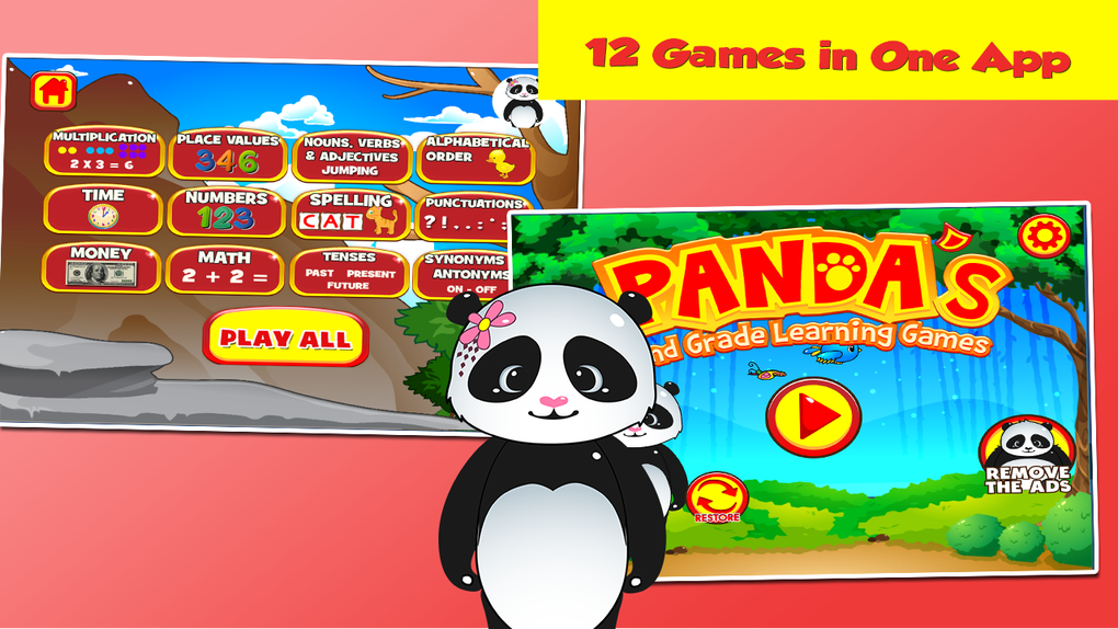 Android panda second grade games apk 