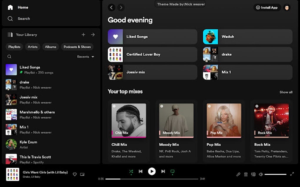 round spotify for Google Chrome Extension Download