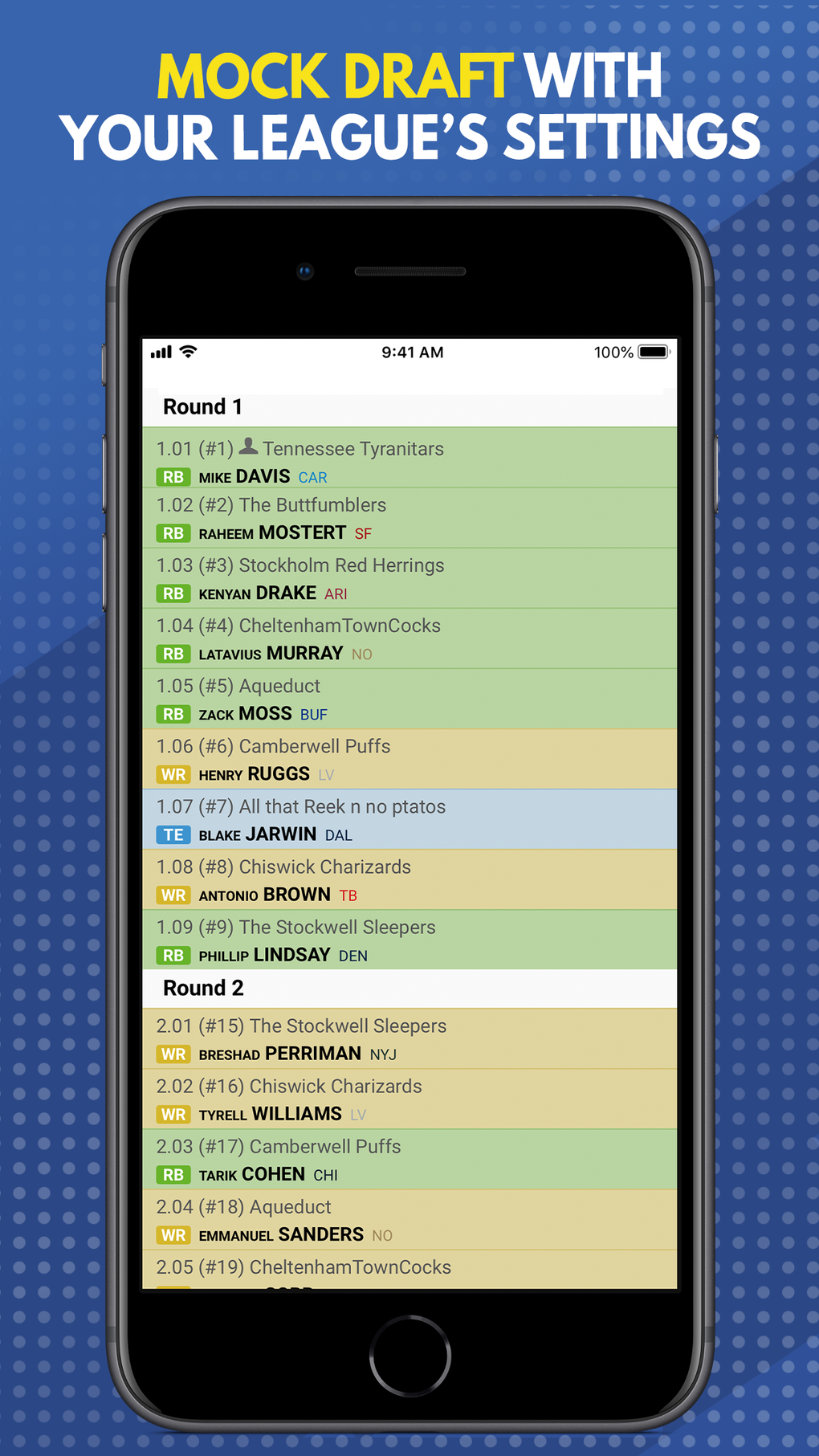 Draft Dominator for iPhone - Download