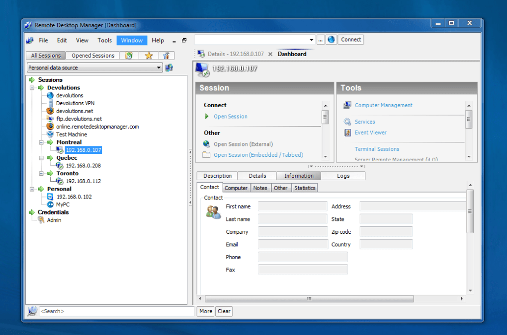 remote desktop manager free microsoft