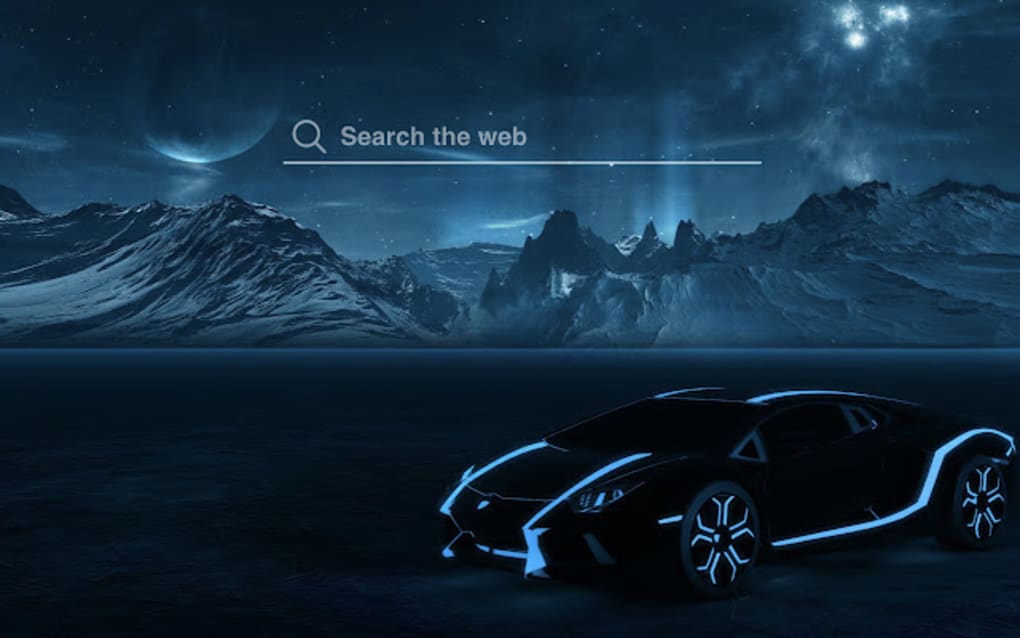 Tron Lamborghini HD Wallpaper Tab Theme para Chrome - Descargar