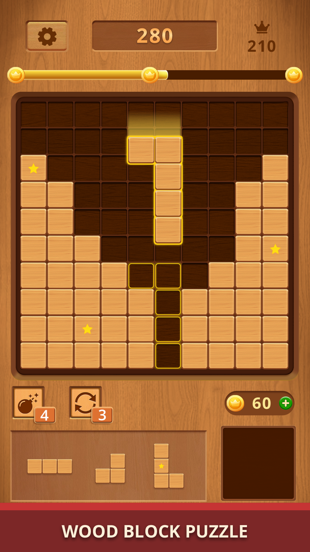 Como jogar wood block puzzle: - Parte 01 / ( Android e iOS ) 