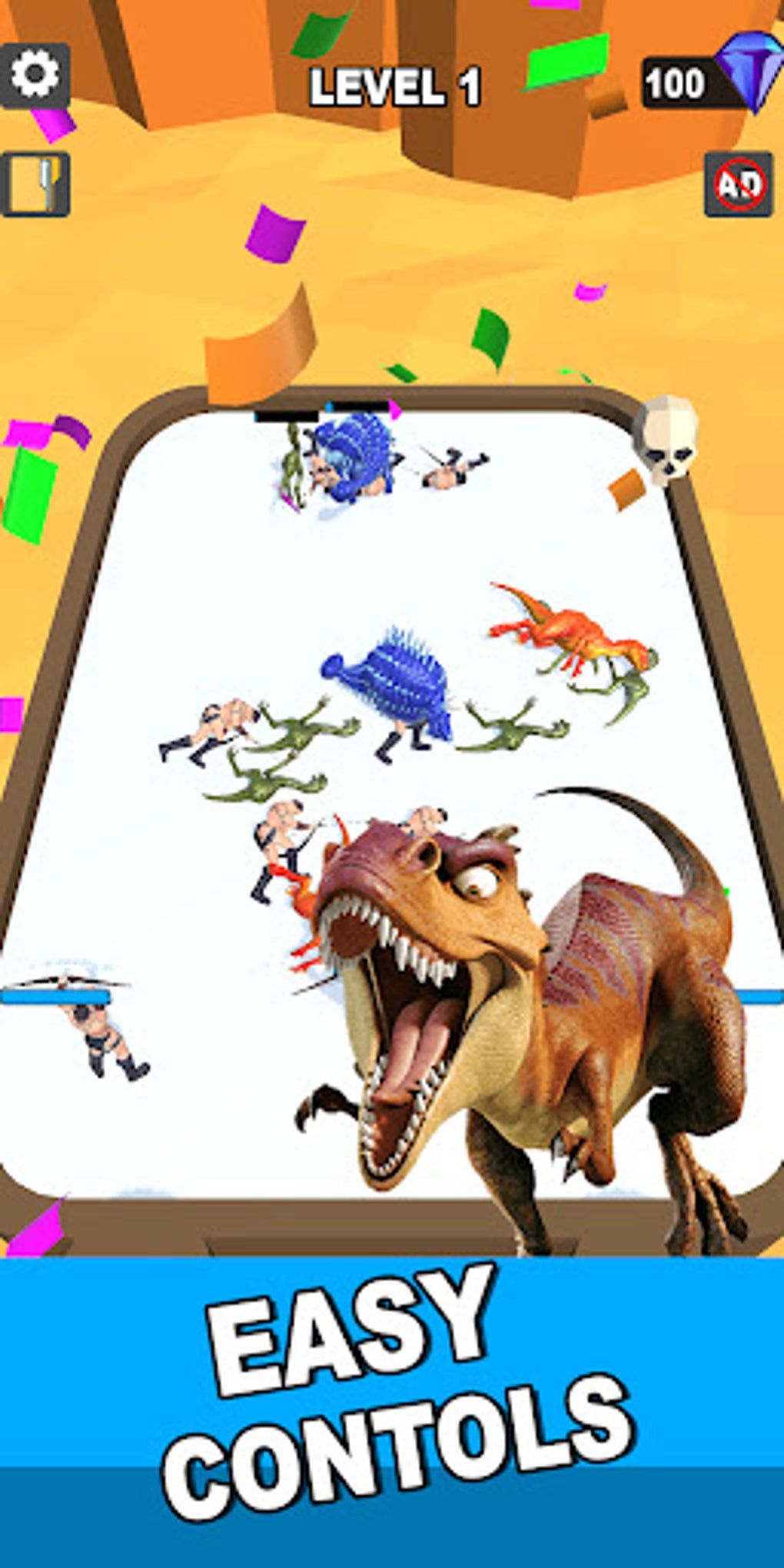 Download Dino Run 3D : Merge Element on PC (Emulator) - LDPlayer