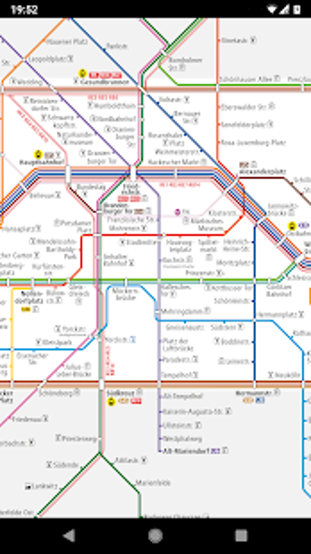 Berlin Liniennetz S Und U Bahn Für Android - Download