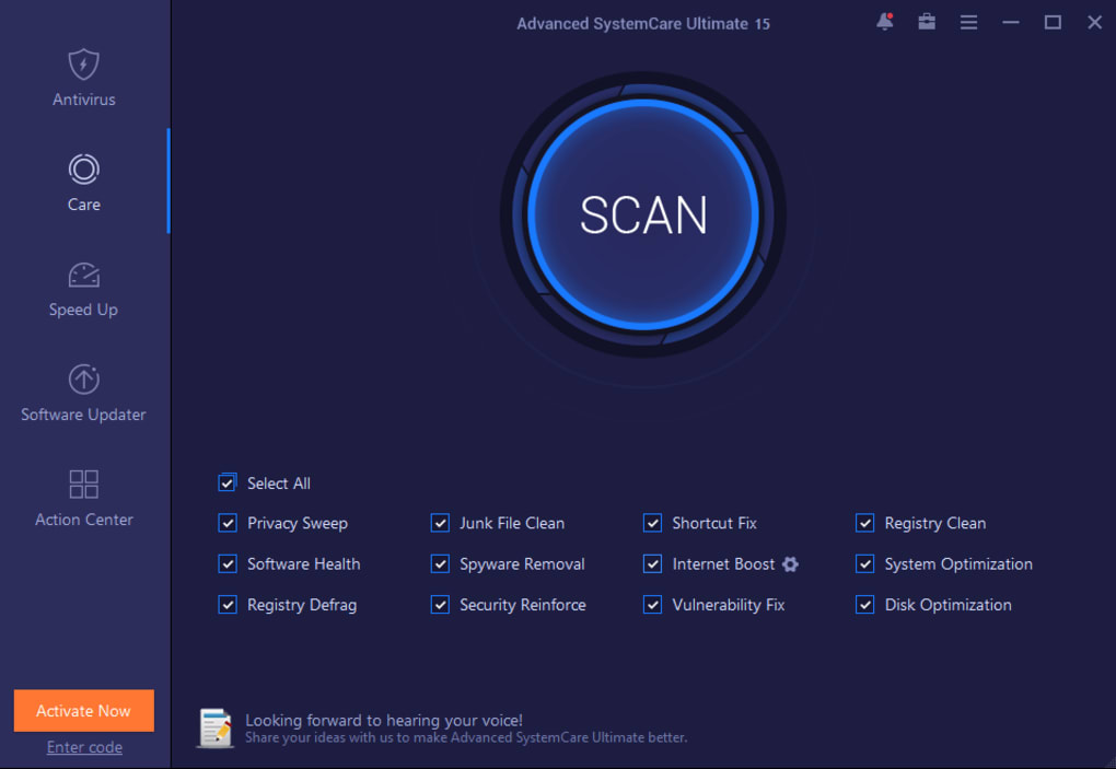 advanced systemcare ultimate 6 crack free download