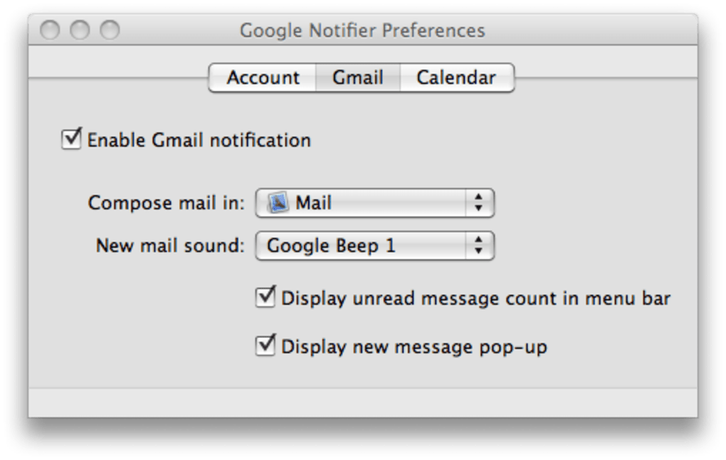 gmail notifyer for mac