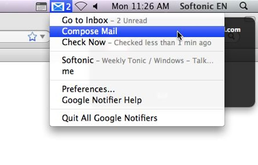 for mac download Howard Email Notifier 2.03