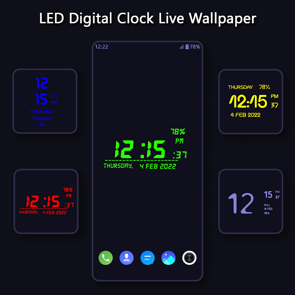 DIGITAL CLOCK WALLPAPER APP APK (Android App) - Free Download