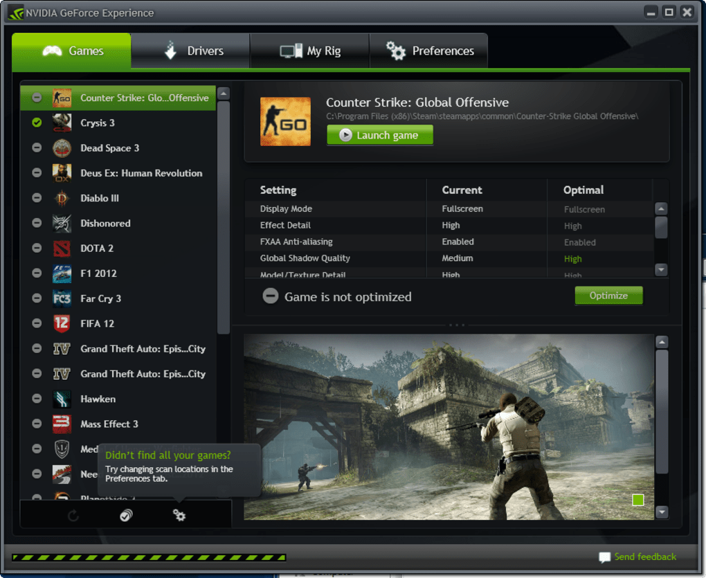 Download experience nvidia geforce