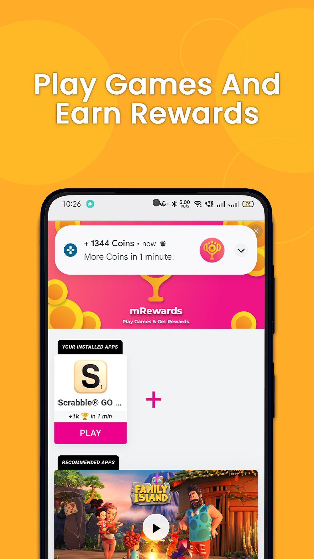 mRewards - Games Earn Money для Android — Скачать