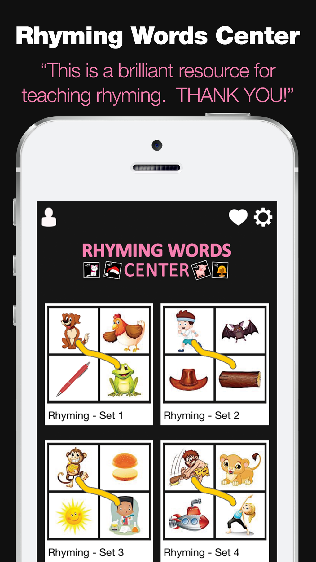 Rhyming Words Center Para IPhone Download