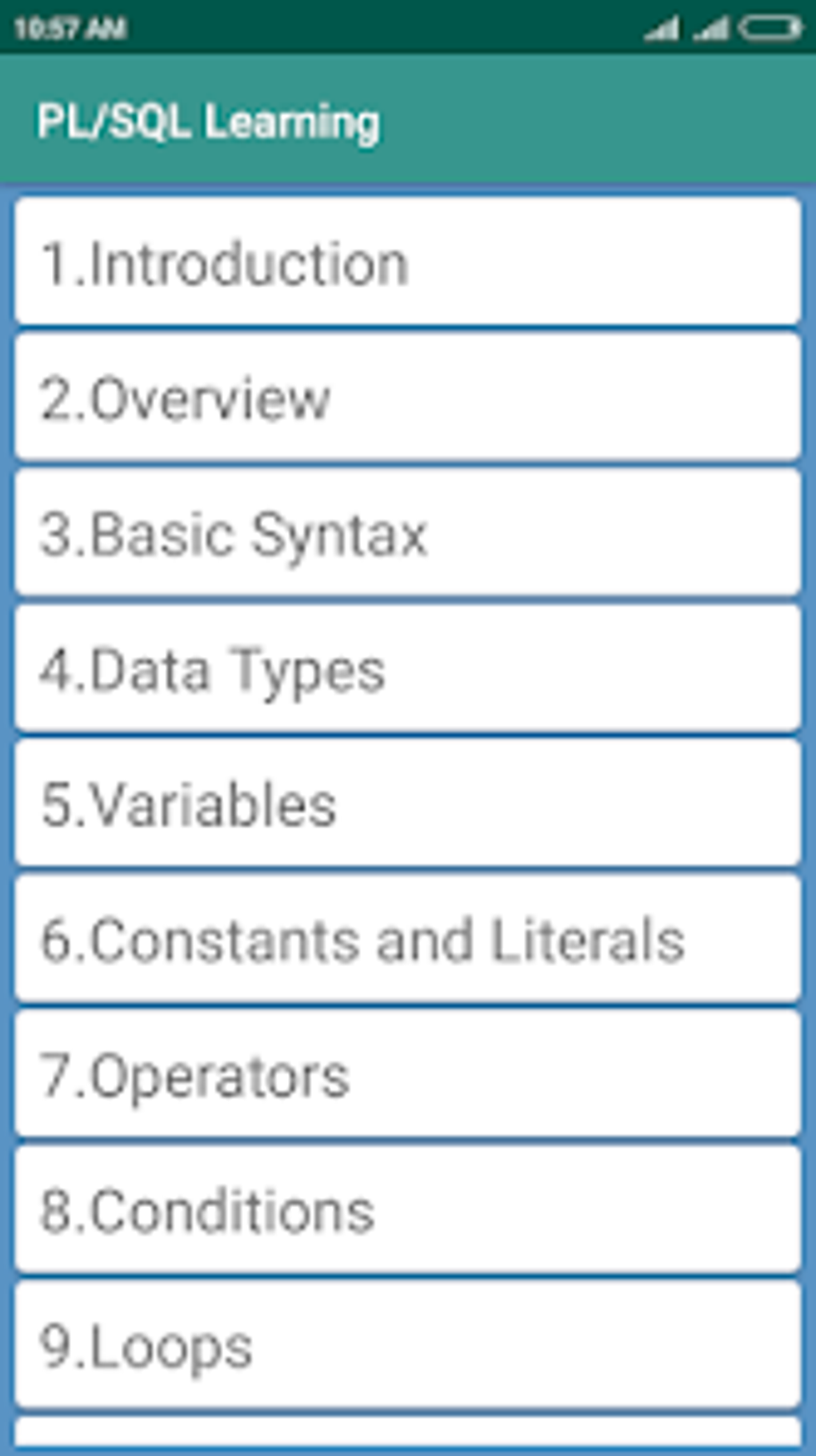 PLSQL Learning for Android - Download