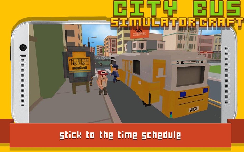 Jogo de simulador de motorista de ônibus escolar cidade blocky