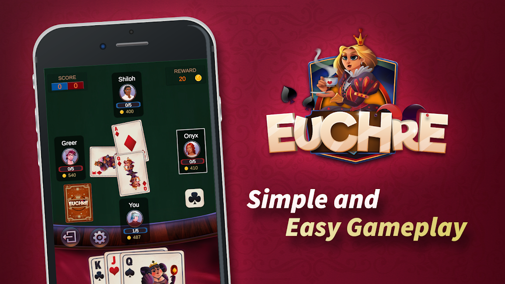 Download Euchre Jogatina Cards Online android on PC