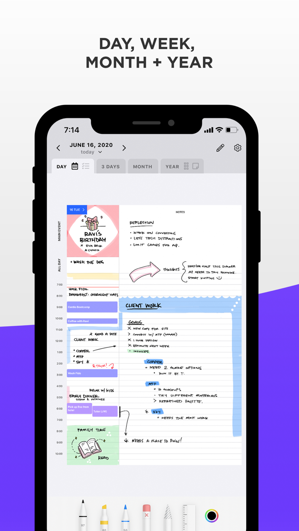 Pencil Planner Calendar Pro Para IPhone Download