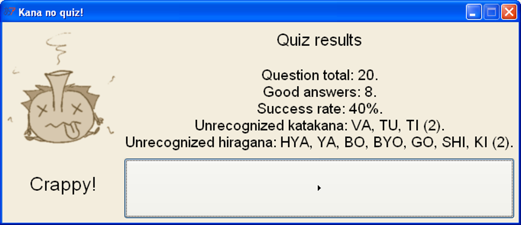 quiz kana windows