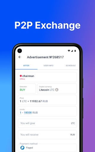 Koshelek. Crypto wallet & p2p для Android — Скачать